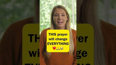 This prayer will change EVERYTHING for you! ❤️🙏❤️ #shorts