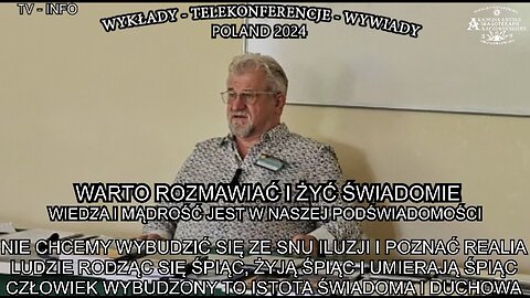 NIE CHCEMY WYBUDZIĆ SIĘ ŻE SNU ILUZJI I POZNAĆ REALIA. LUDZIE RODZĄC SIĘ ŚPIĄC, ŻYJĄ ŚPIĄC I UMIERAJĄ SPIĄC. CZŁOWIEK WYBUDZONY TO ISTOTA ŚWIADOMA I DUCHOWA.