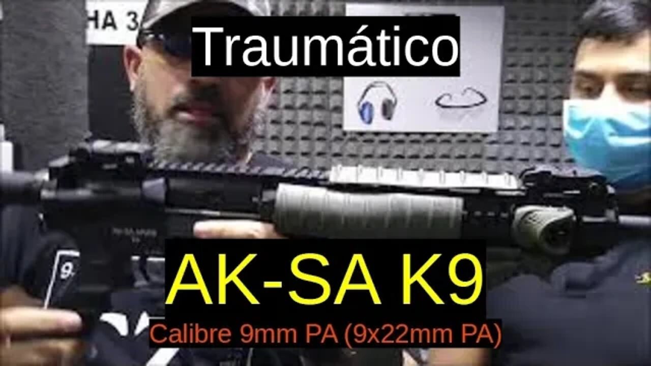 (Traumática) AK-SA K9 -Calibre 9mm PA (9x22mm PA)