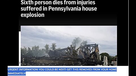 URGENT INFORMATION! YOU COULD BE NEXT! GET THIS REMOVED FROM YOUR HOME IMMEDIATELY!