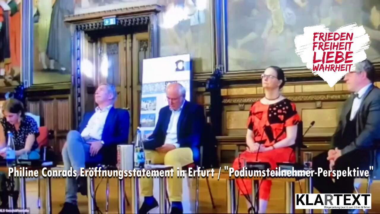 Gesellschaftskritische Künstlerin „darf“ bei Kirchendebatte in Erfurt offen sprechen (Re-Upload)