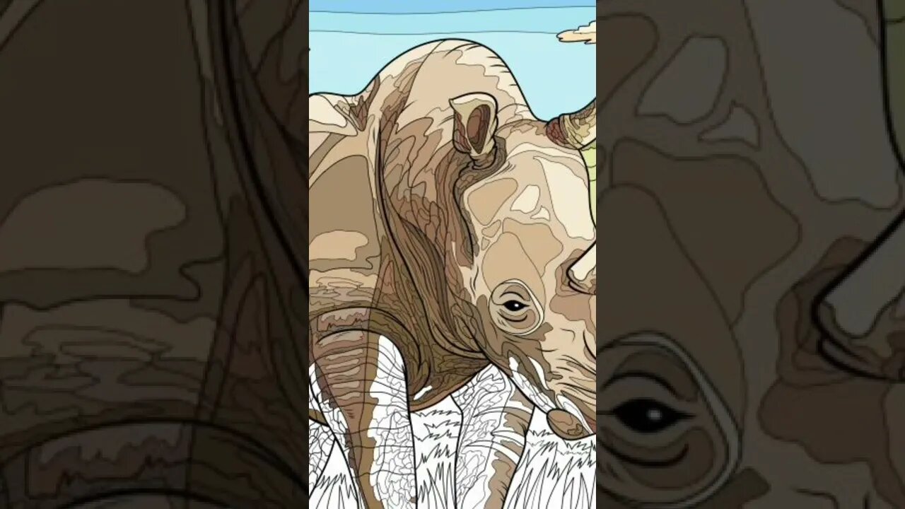 Here is a rhino
