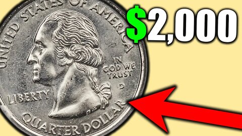 RARE MODERN QUARTERS TO LOOK FOR FROM THE BANK MINT ERROR COINS WORTH MONEY!!