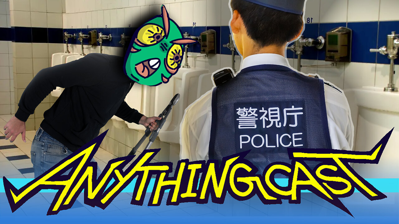 Japan Police Hunt Urinal Grate Thief - AnythingCast Ep. 28