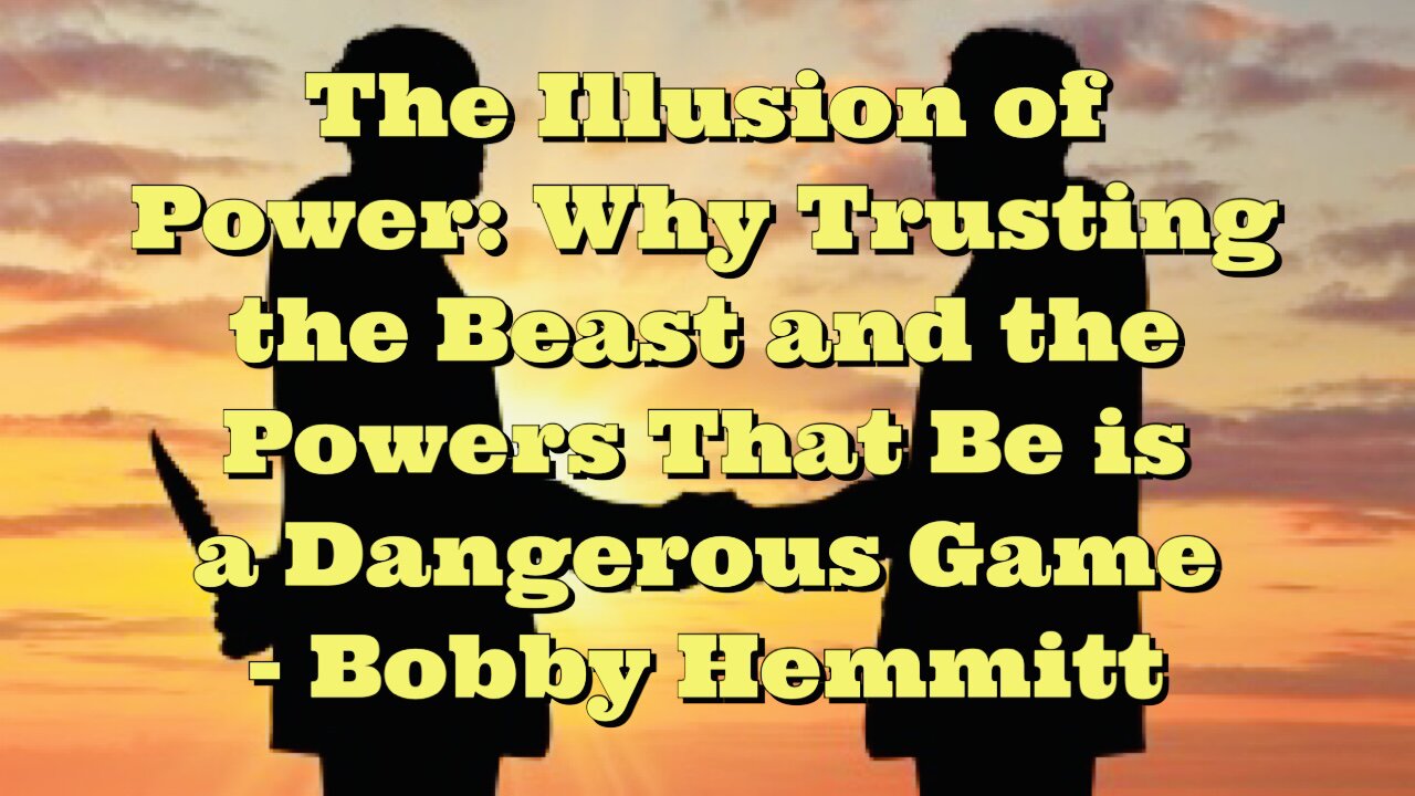 Bobby Hemmitt: Trust is a Dangerous Game