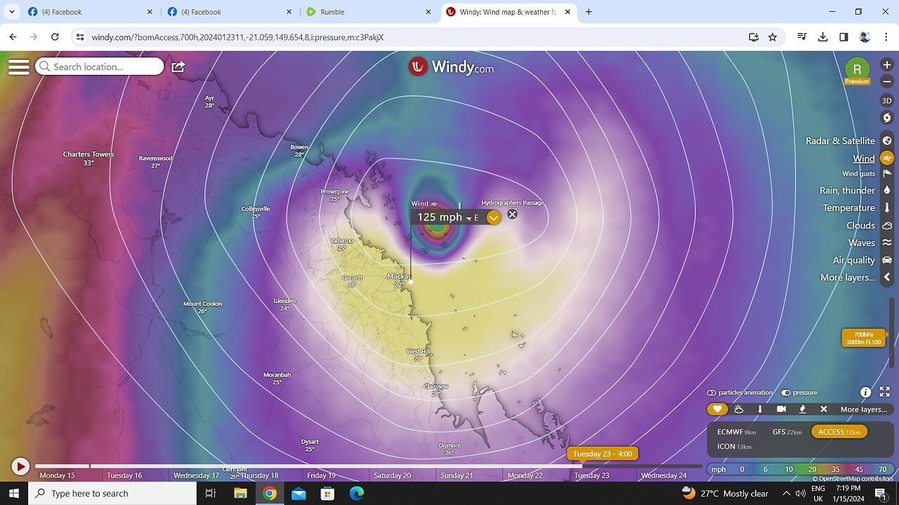 My View On A QLD Tropical Cyclone