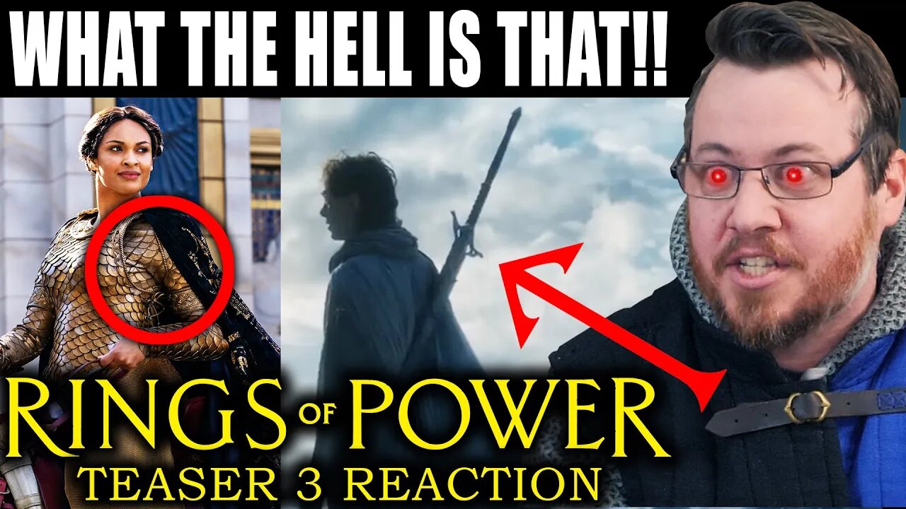 SO MANY PROBLEMS!? Rings of Power Teaser 3 Reaction | KNIGHTS WATCH