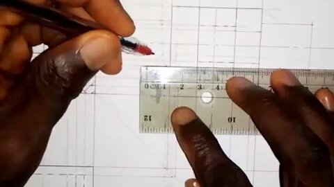 NECO 2022 Mechanical Drawing: End Elevation