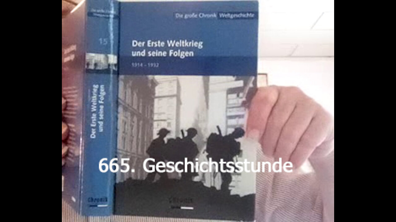 665. Stunde zur Weltgeschichte - 20.10.1921 bis 06.02.1922