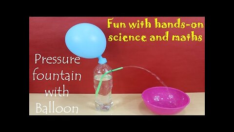 Pressure Fountain With Balloon 🎈|| Amazing Experiment 🧪 With Balloon 💭