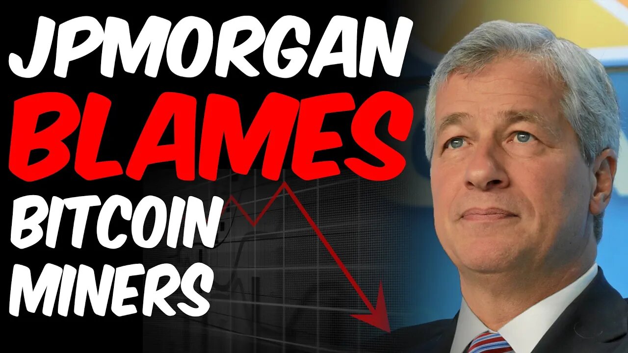 JPMorgan Blames Bitcoin Miners for Pushing Prices Down