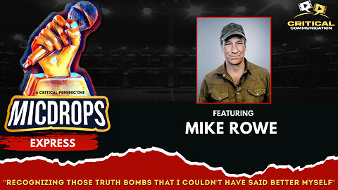 Mike Rowe Drops Some Hard FACTS