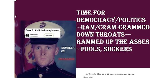 TIME FOR POLITICS-DEMOCRACY STYLE-BEND OVER