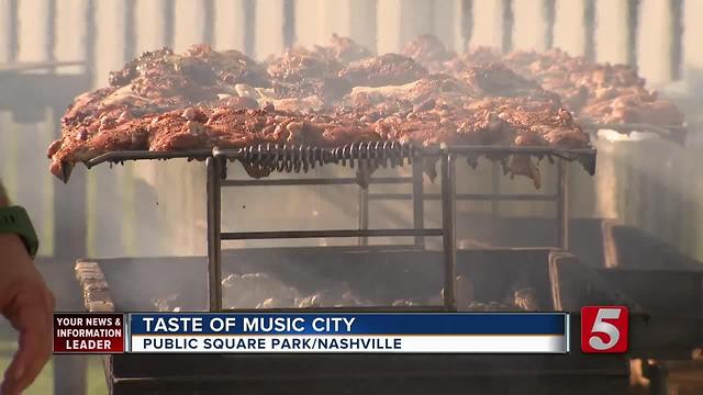 Taste Of Music City Held At Public Square Park