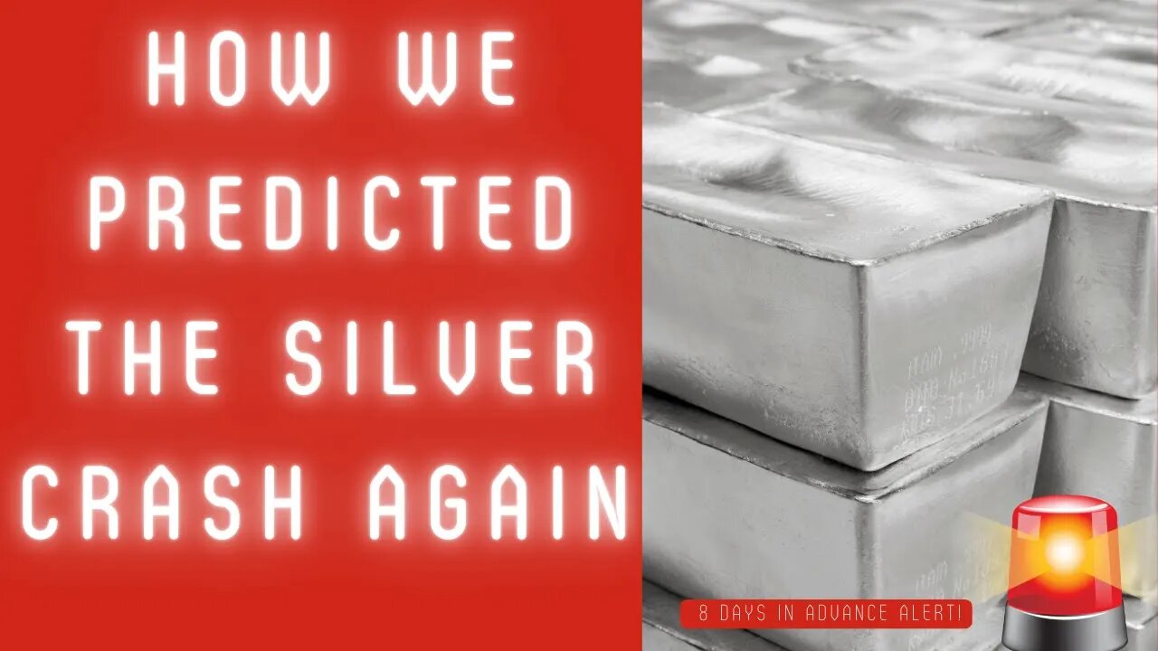 How we predicted the SILVER CRASH again