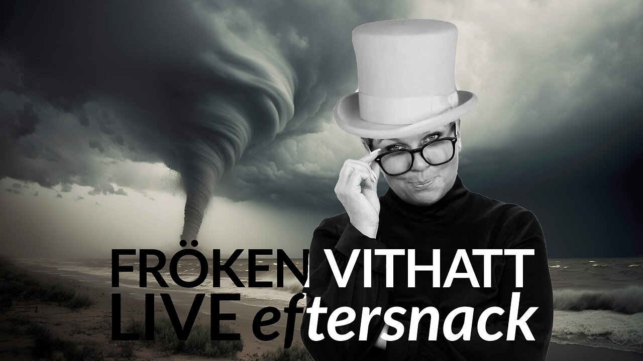 Live - eftersnack på X Spaces och Youtube- 17 okt