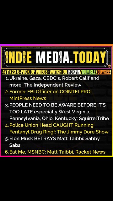 4/11: Ukraine, Gaza, CBDC's, Robert Calif | Former FBI Officer on COINTELPRO +