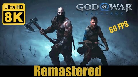 God of War Ragnarök Father and Son" Cinematic Trailer 8K 60 FPS (Remastered with Neural Network AI)
