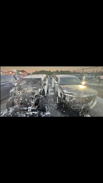 Suspicious Biden Secret Service Car Fire