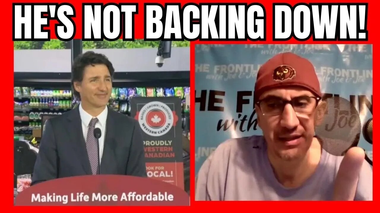 Hey, Saskatchewan! HE'S NOT BACKING DOWN!