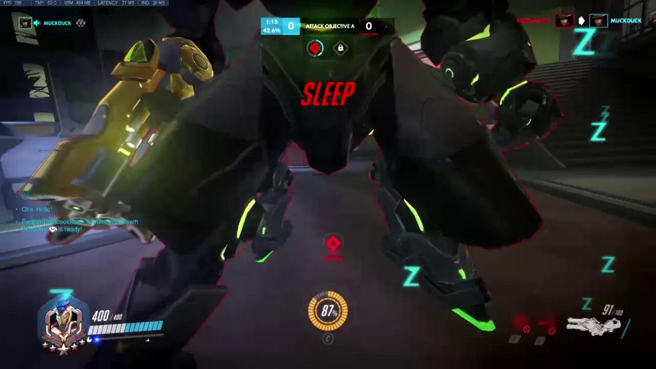 lesbian warrior cuz not waiting 15 mins queue