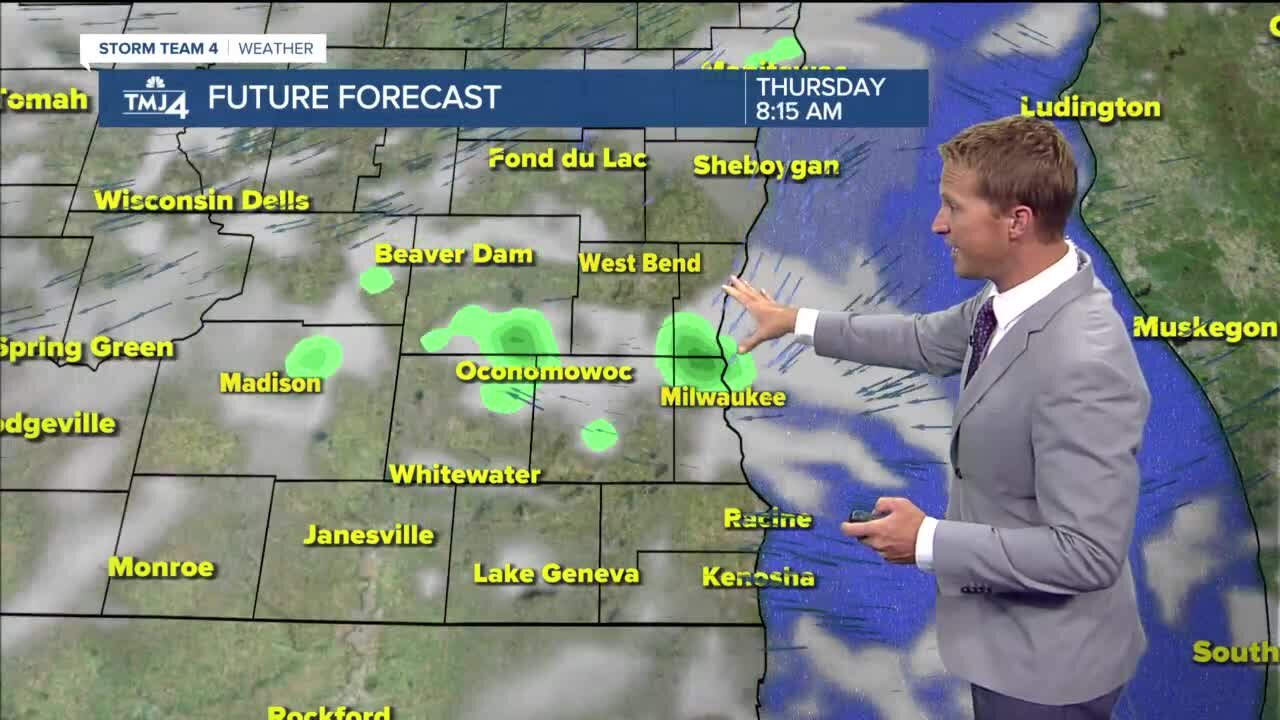 Hot and humid Wednesday with near-record high temps