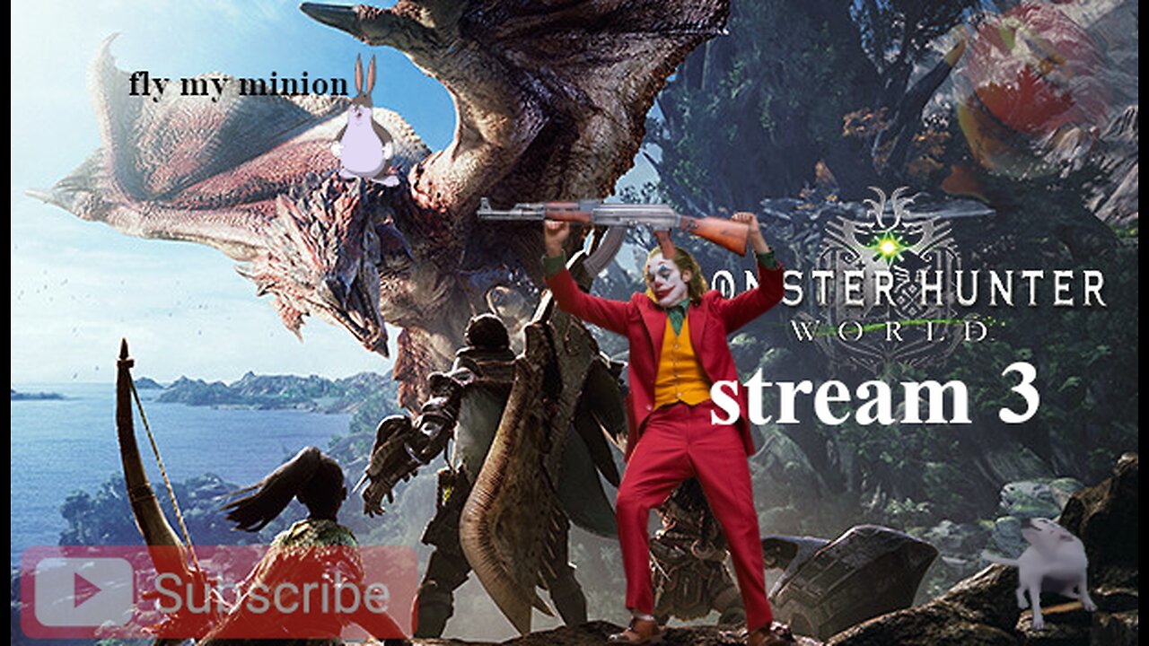 Making my friends wait while we capture Zorah Magdaros (Monster Hunter World stream 3) REUPLOAD