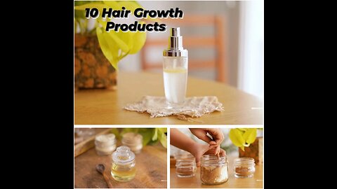 8 hair growth products you can make at home - Natural hair care routine