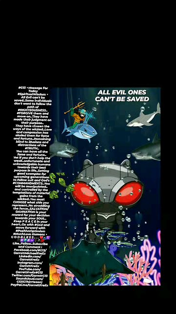 ▪︎ALL EVIL ONES CAN'T BE SAVED▪︎