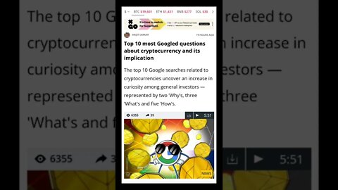 Top 10 Most Googled Questions About Cryptocurrency #cryptomash #crypto #cryptocurrency #google