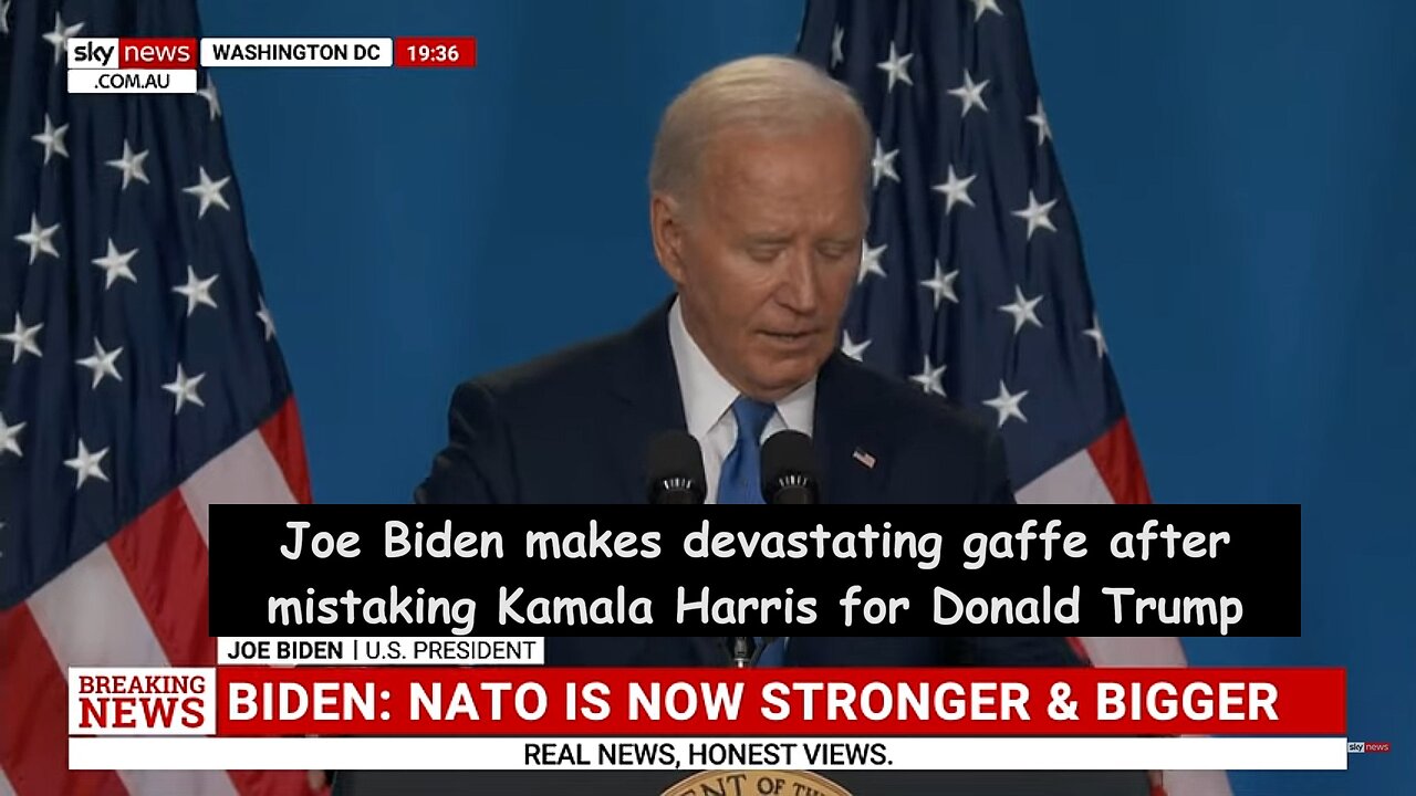 MurTech: Joe Biden makes devastating gaffe after mistaking Kamala Harris for Donald Trump