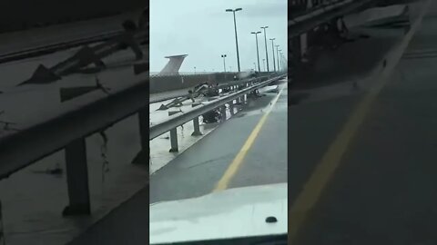 UAE Flooded, Cars Float Under Water