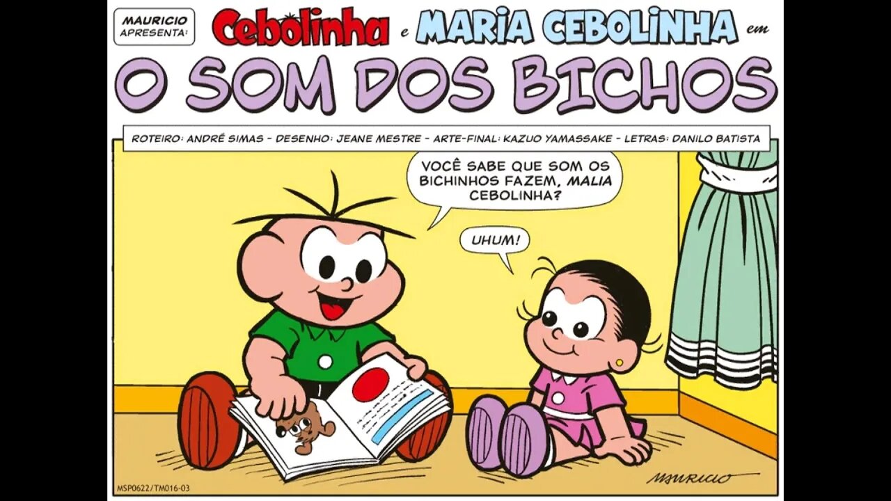 Cebolinha&Maria Cebolinha em-O som dos bichos | Gibis do Rapha 2