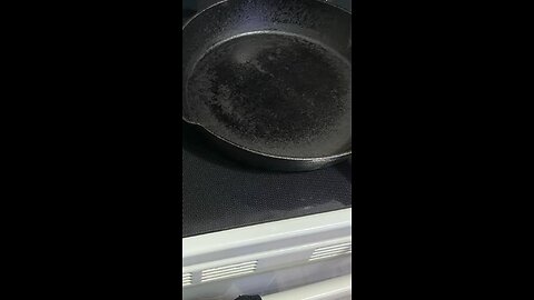 One minute of cooking steak.