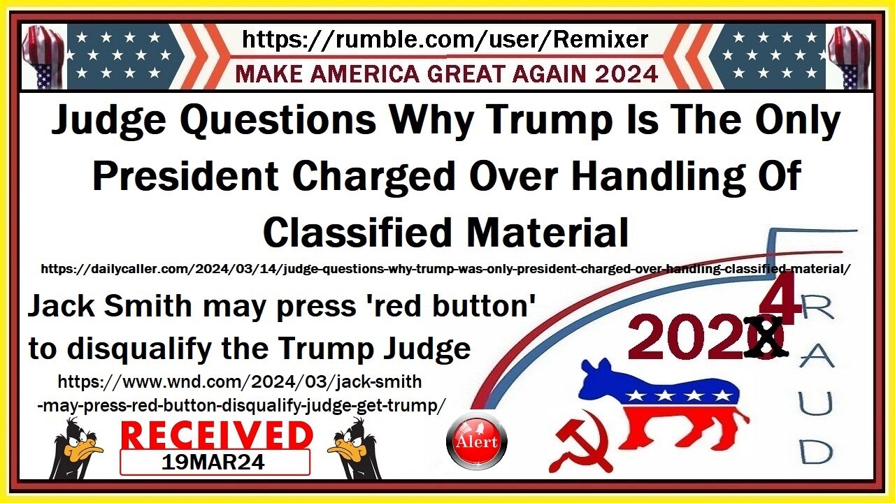 Jack Smith may press 'red button' to disqualify the Trump Judge