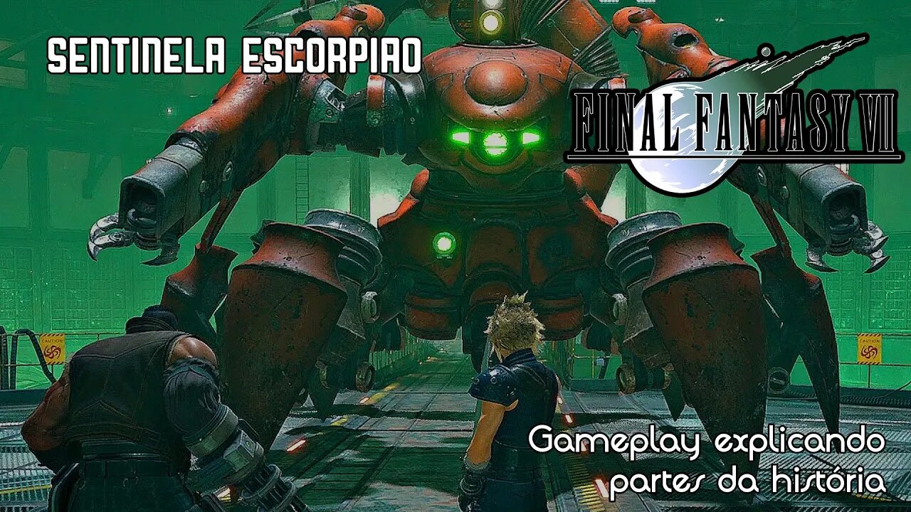 Início do Gameplay - Final Fantasy VII Remake - Explicando partes da história - PT-BR