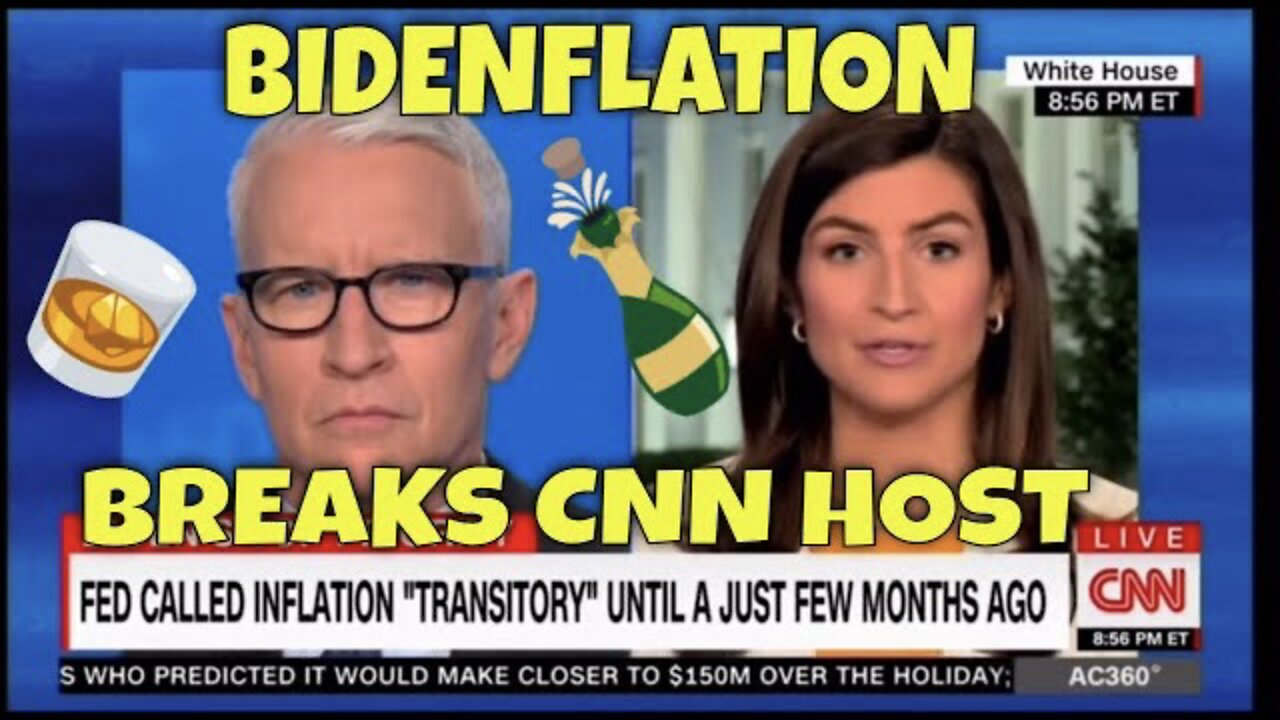 This BIDENFLATION News is Driving CNN’s Anderson Cooper to DRINK! 🥃 🍺