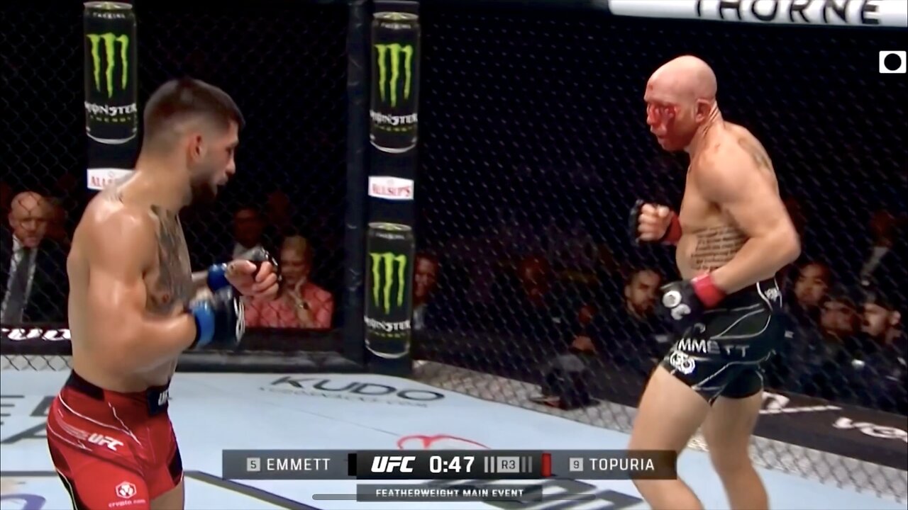 Josh Emmett vs Ilia Topuria Full Fight HD