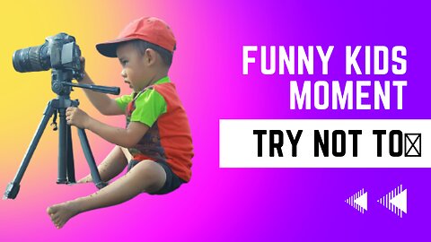 Funny kids moment ( try not to laugh 😂) compilation