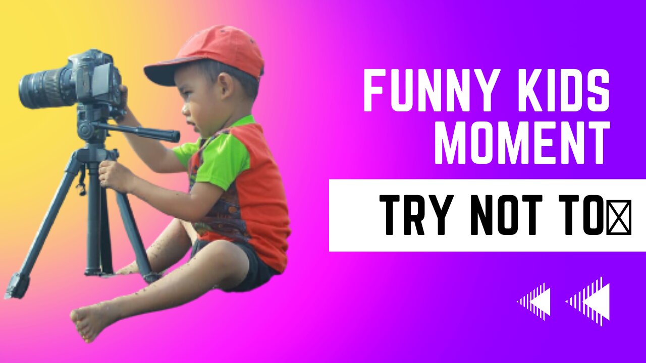 Funny kids moment ( try not to laugh 😂) compilation