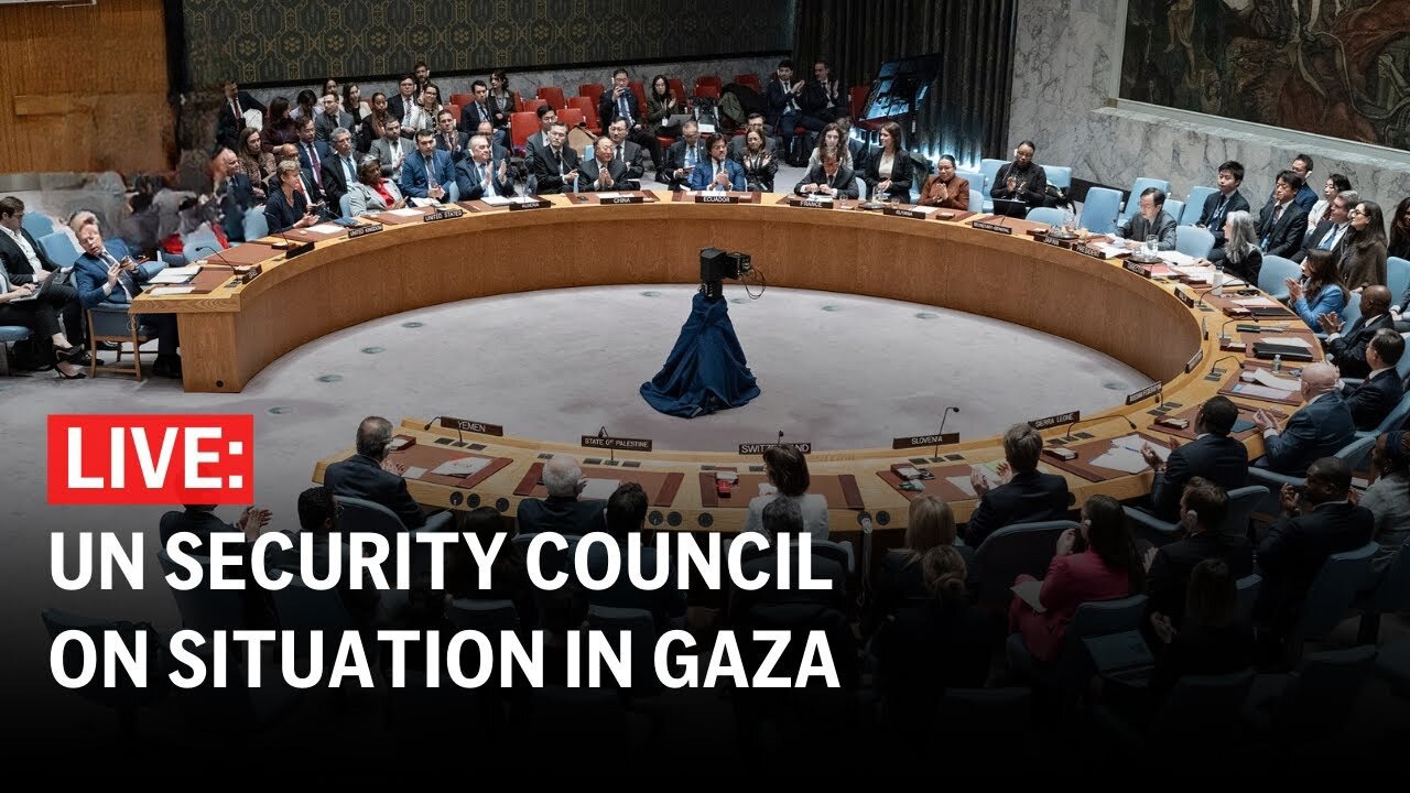 LIVE: UN Security council discusses situation in Gaza