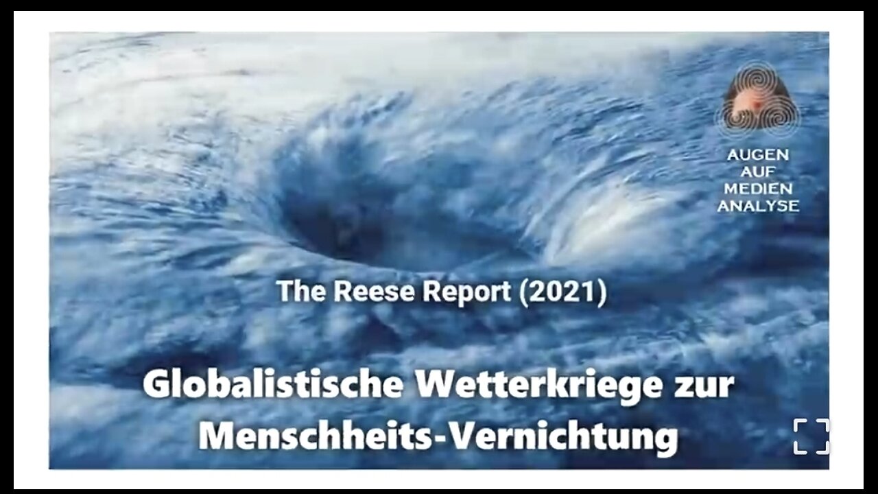 🌎 Globalistische Wetterkriege zur Menschheits-Vernichtung