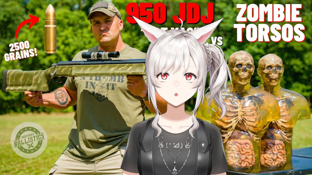 950 JDJ FAT MAC vs Zombie Torsos || Kentucky Ballistics react