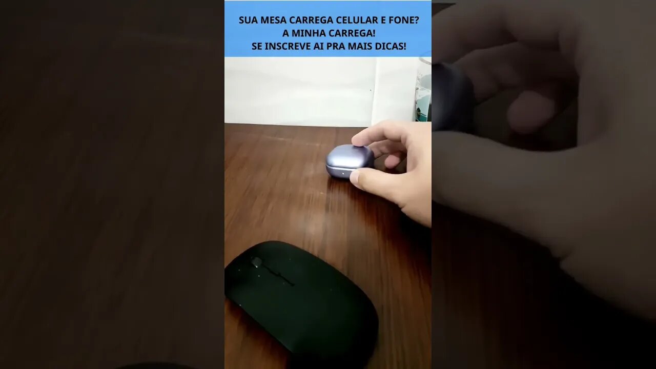 sua mesa carrega sem fio?