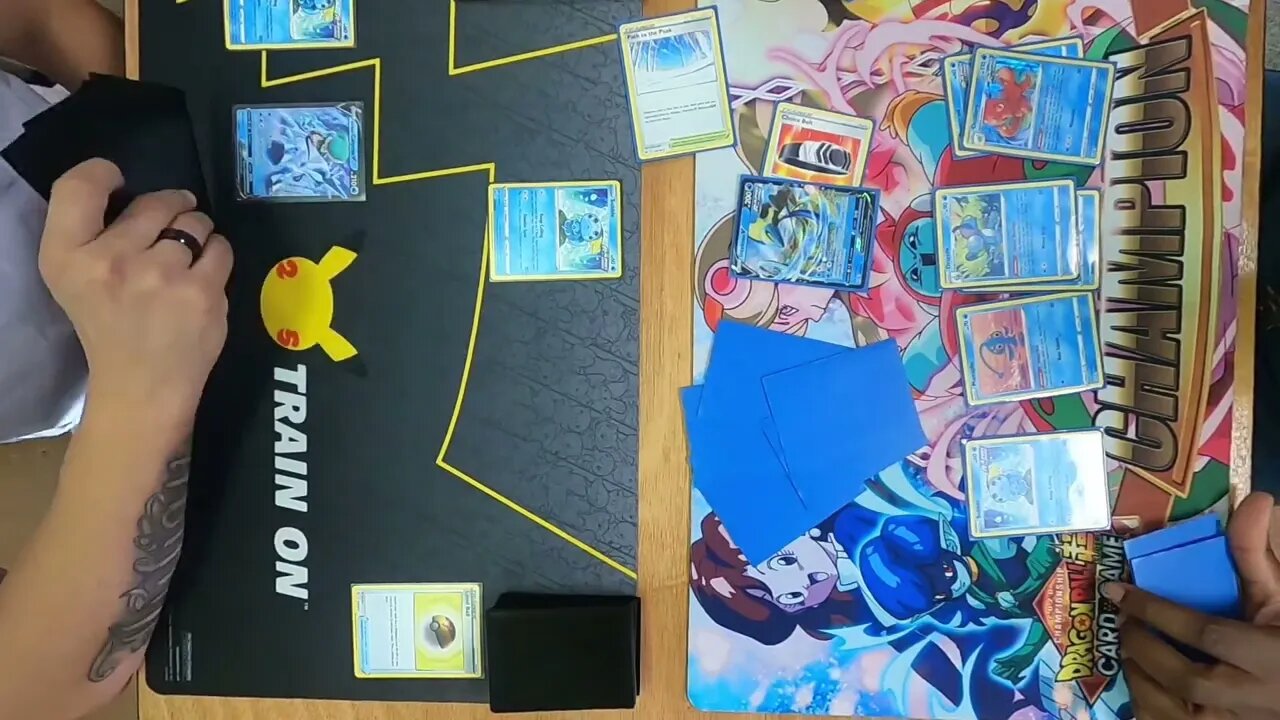 Inteleon VMAX vs Ice Rider Calyrex VMAX at @The Local Game Store | Pokemon TCG