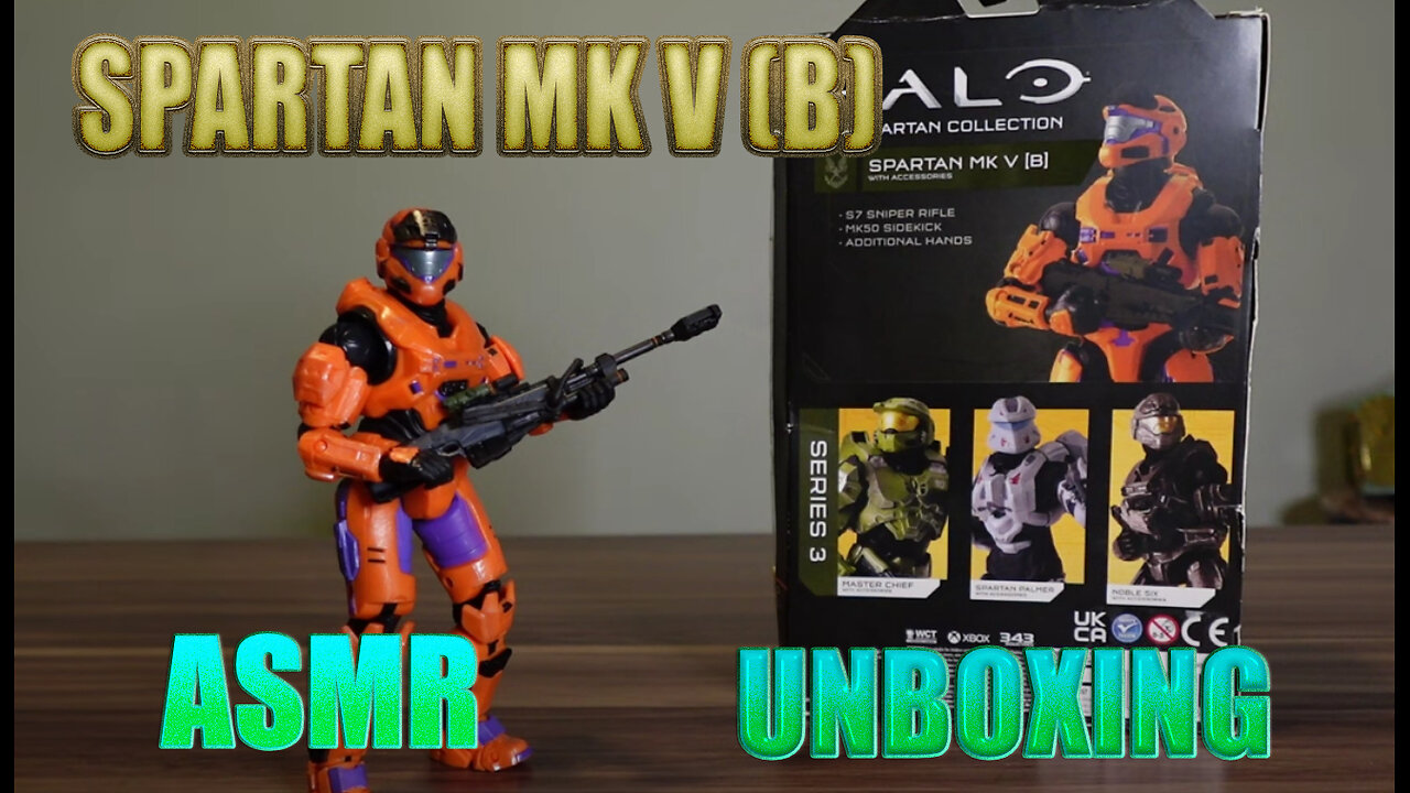 ASMR Unboxing: Halo Spartan Collection Figure Mark V B (Series 3)