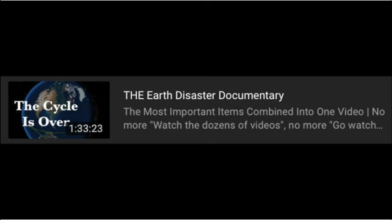 Earth Disaster Cycle | Deepening Tropical Effects