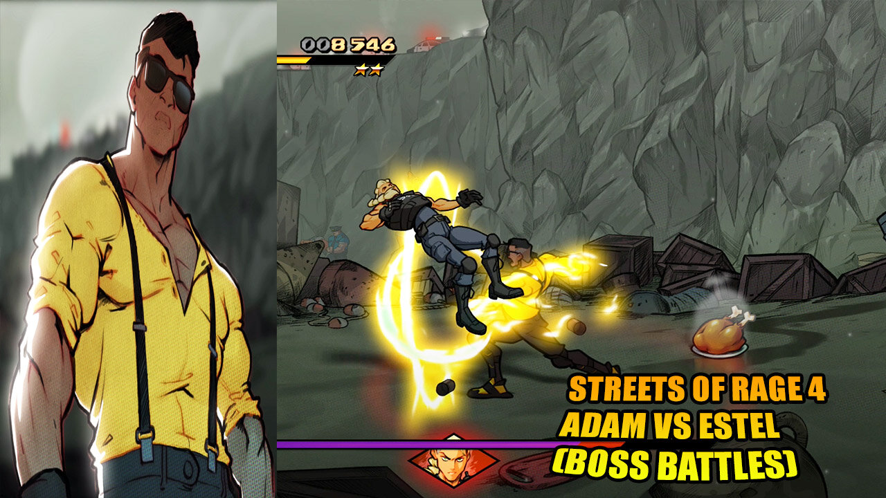 Streets Of Rage 4: Adam Vs Estel (Boss Battle)