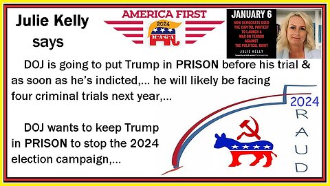 DOJ wants to keep Trump in PRISON 2024 to instigate nationwide RIOTS