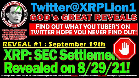 GOD'S GREAT REVEALS HIS TRUTH, PLAN & PURPOSE FOR XRP. YOU CAN FINALLY GET THE REAL NEWS FROM HIM.